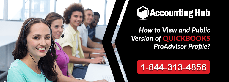 View and Public Version of QuickBooks ProAdvisor Profile
