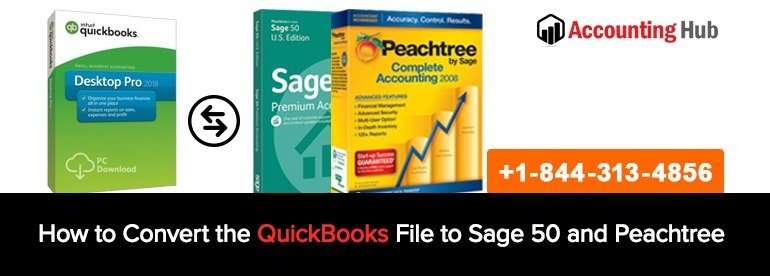Convert the QuickBooks File to Sage 50 and Peachtree