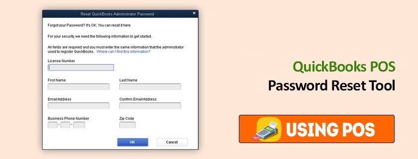 QuickBooks POS Password Reset Tool