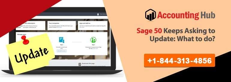 Sage 50 Keeps asking to Update