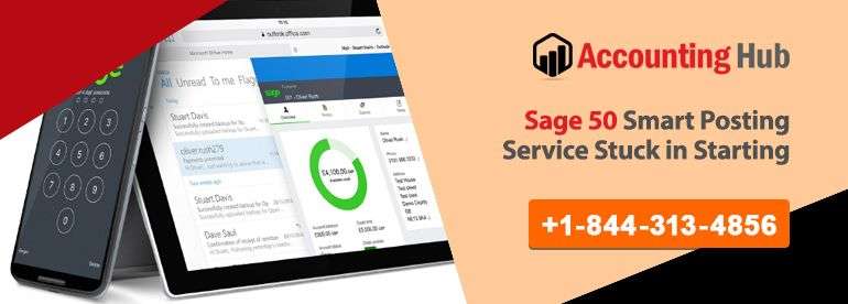 Sage 50 Smart Posting Service Stuck in Starting
