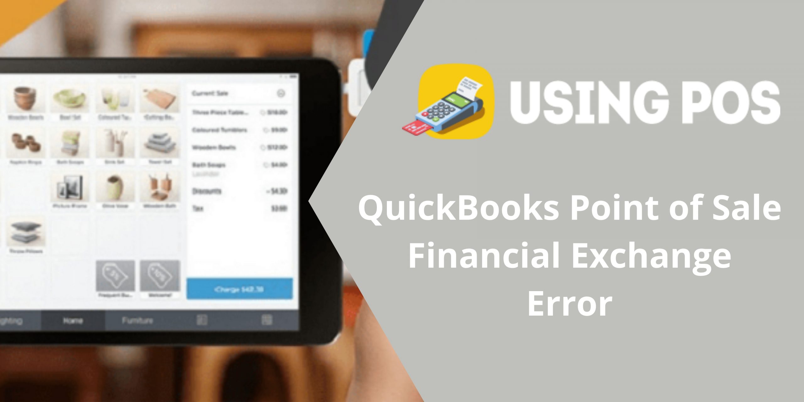 QuickBooks POS Financial Exchange Error